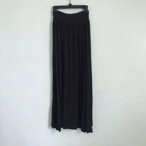 Black maxi skirt